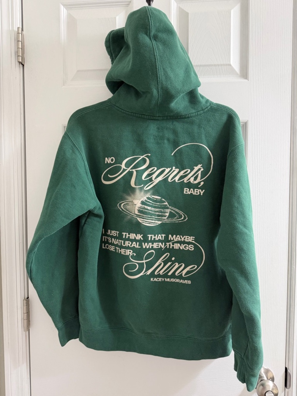 Kacey Musgraves Deeper Well Tour Hoodie Green Small S